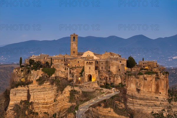 Civita di Bagnoregio: view of the Lazio Hamlet, known as the "dying village"