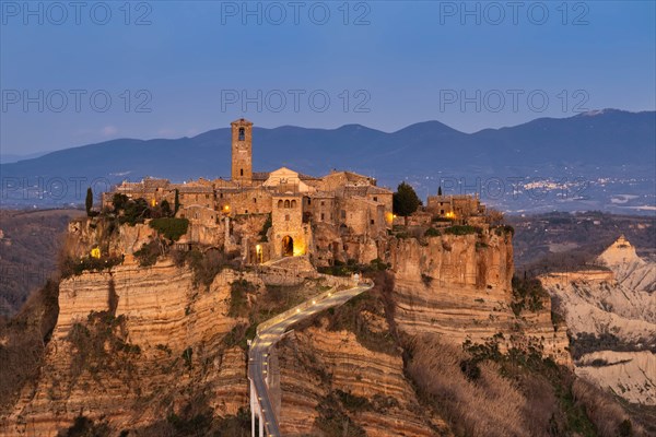 Civita di Bagnoregio: view of the Lazio Hamlet, known as the "dying village"