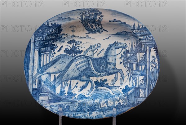 Deruta, Regional Ceramics Museum of Deruta: plate decorated