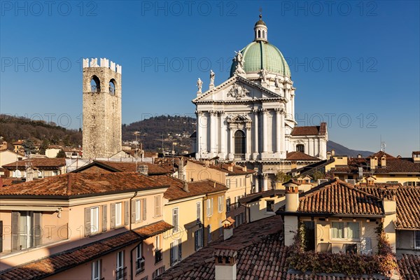 Brescia, view of the town from the Hotel Vittoria