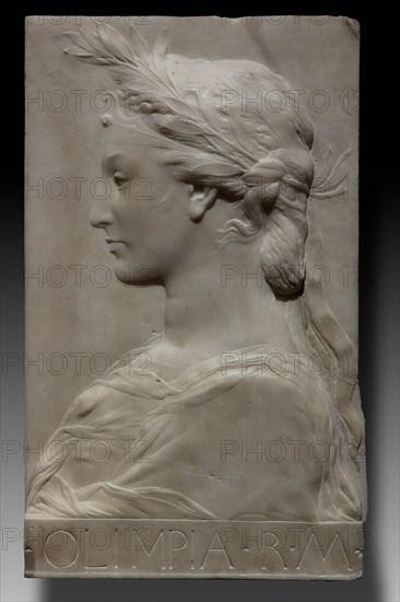 "Olympias, queen of Macedonians", by Desiderio da Settignano