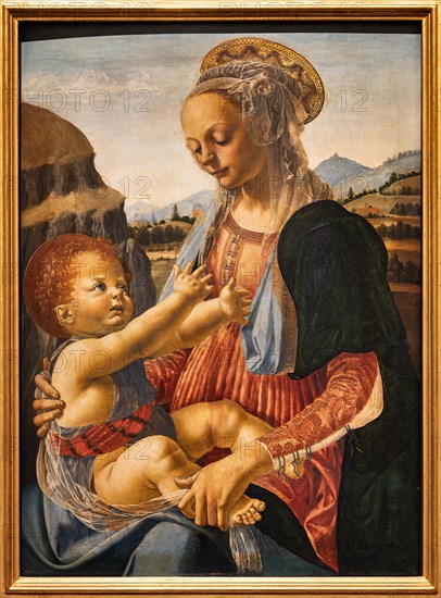 "Madonna and Child", by Andrea Del Verrocchio