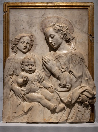 "Madonna with Child and Archangel Gabriele (Madonna Berzighelli)", di Francesco di Simone Ferrucci