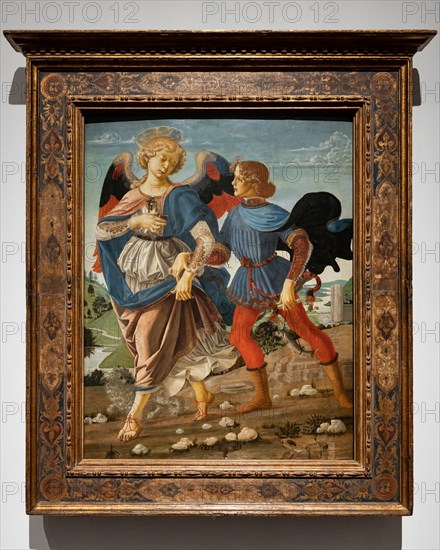 "Archangel Raphael and Tobias", by Andrea Del Verrocchio