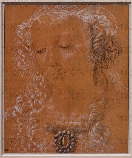 "A Young Woman in Bust Length, three quarter view", by Andrea Del Verrocchio