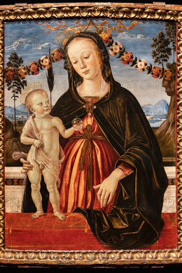 "Madonna and Child", by Pinturicchio