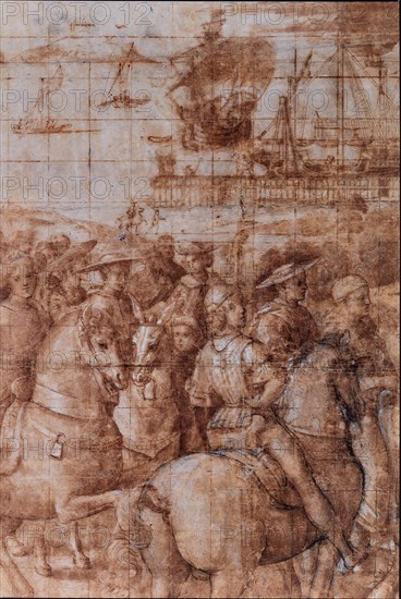 Raphael: “Aeneas Sylvius Piccolomini journeying to the Council of Basel”