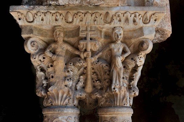 Monreale, Duomo, the cloister of the Benedectine monastery