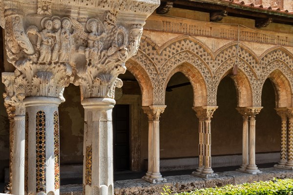 Monreale, Duomo: view of the cloister