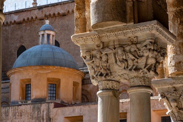 Monreale, Duomo, the cloister of the Benedectine monastery