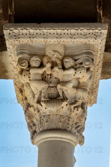 Monreale, Duomo, the cloister of the Benedectine monastery