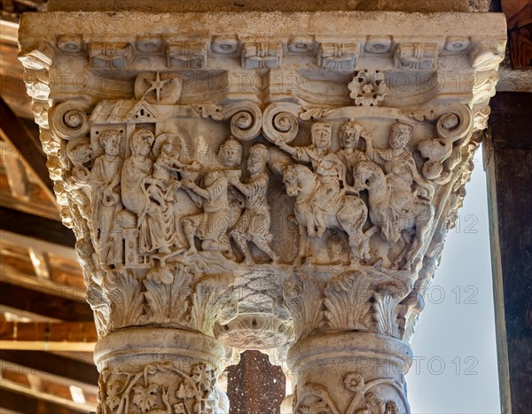 Monreale, Duomo, the cloister of the Benedectine monastery