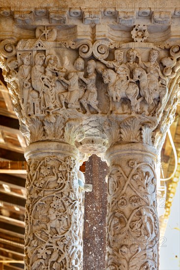 Monreale, Duomo, the cloister of the Benedectine monastery