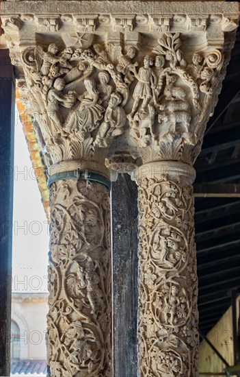 Monreale, Duomo, the cloister of the Benedectine monastery