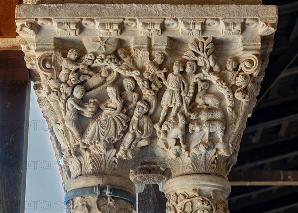 Monreale, Duomo, the cloister of the Benedectine monastery