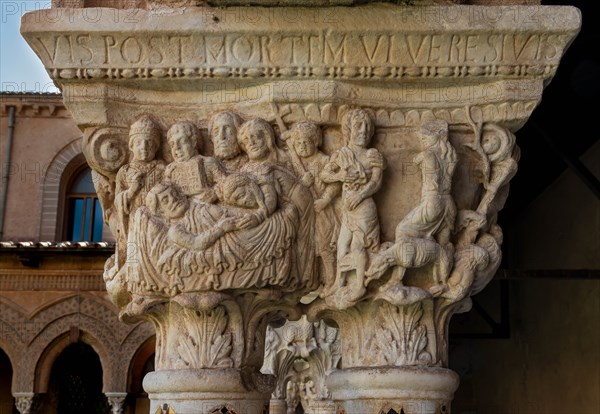 Monreale, Duomo, the cloister of the Benedectine monastery