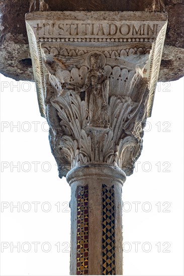 Monreale, Duomo, the cloister of the Benedectine monastery