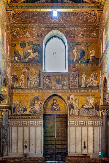 Monreale, Duomo: view of the counterfaçade