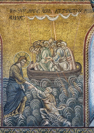 Monreale, Duomo: "Jesus rescueing St