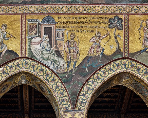 Monreale, Duomo: "Isaac and Esau"