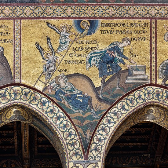 Monreale, Duomo: "Jacob's dream"