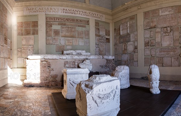 Brescia, the archaeological area of the Capitolium in the ancient Brixia