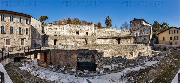 Brescia, the archaeological area of the Capitolium in the ancient Brixia