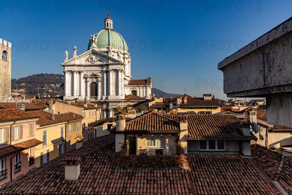 Brescia, view of the town from the Hotel Vittoria