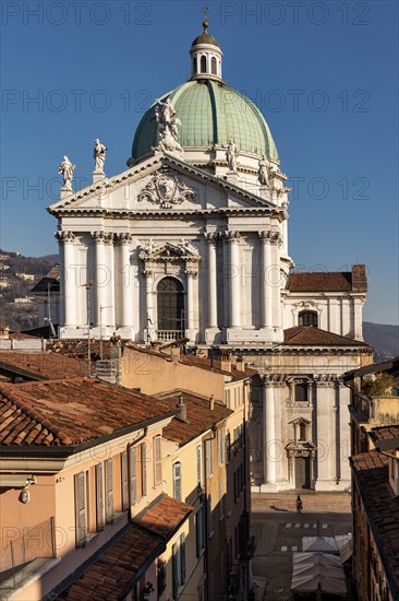 Brescia, view of the town from the Hotel Vittoria