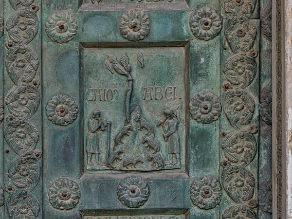 Monreale Cathedral, the gate by Bonanno Pisano (1185-6)