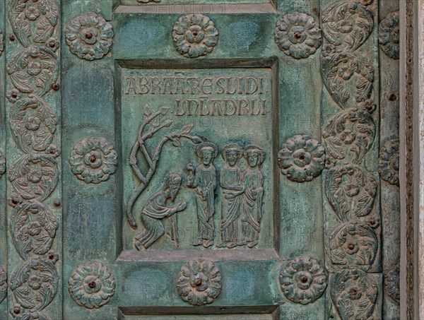 Monreale Cathedral, the gate by Bonanno Pisano (1185-6)