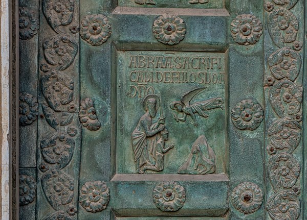 Monreale Cathedral, the gate by Bonanno Pisano (1185-6)