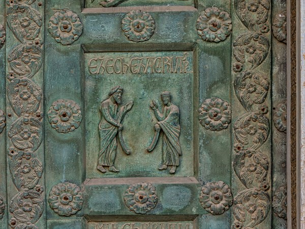 Monreale Cathedral, the gate by Bonanno Pisano (1185-6)