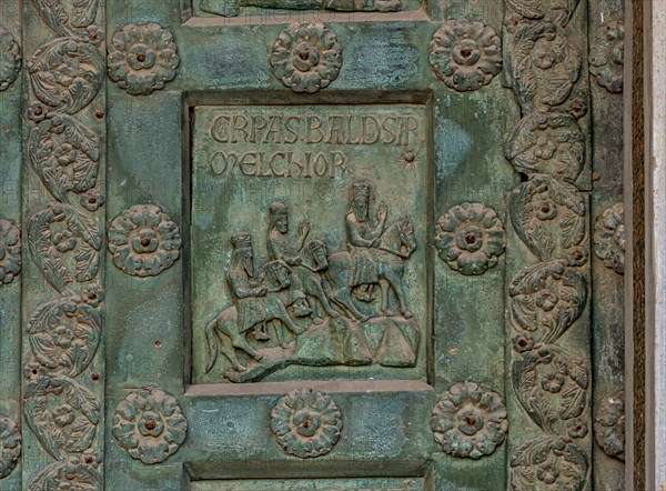 Monreale Cathedral, the gate by Bonanno Pisano (1185-6)