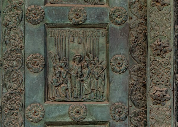 Monreale Cathedral, the gate by Bonanno Pisano (1185-6)