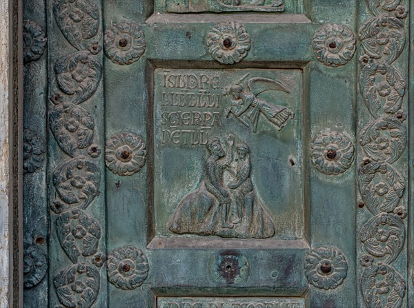 Monreale Cathedral, the gate by Bonanno Pisano (1185-6)