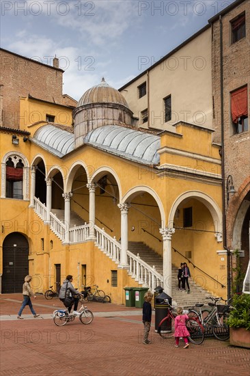 Ferrara, piazza del Municipio (Town Hall Square), former courtyard of the first Estense residence