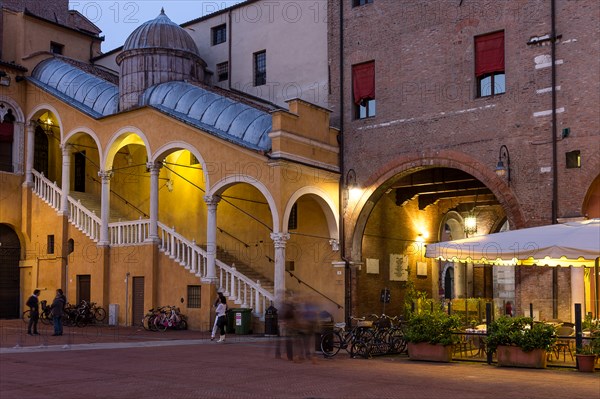 Ferrara, piazza del Municipio (Town Hall Square), former courtyard of the first Estense residence