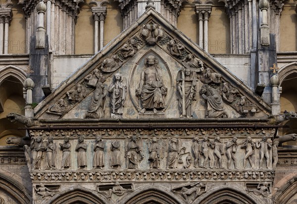 Ferrara, the Cathedral dedicated to St. George, façade