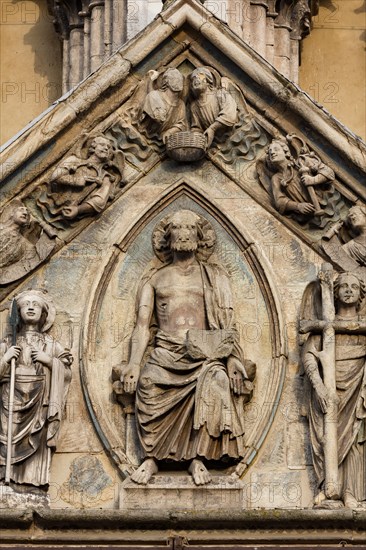 Ferrara, the Cathedral dedicated to St. George, façade