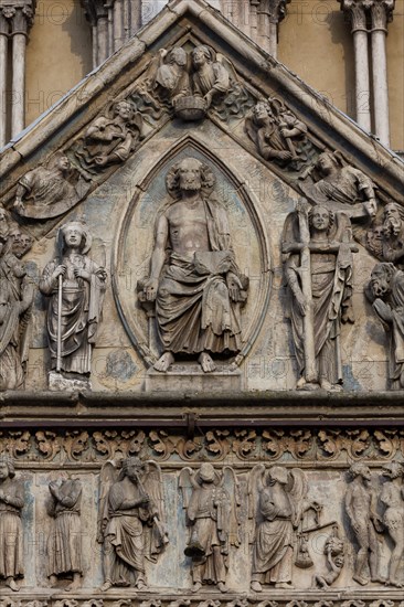 Ferrara, the Cathedral dedicated to St. George, façade