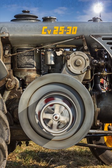 Old Tractor. Detail.