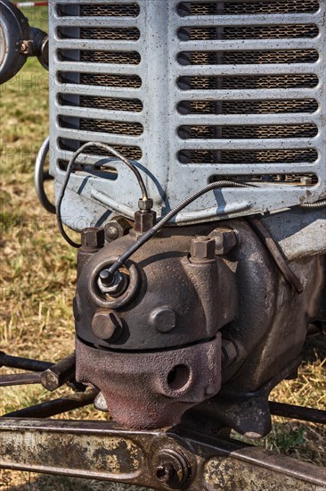 Old Tractor. Detail.