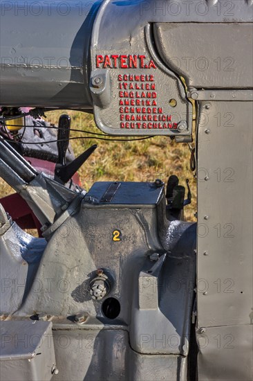 Old Tractor. Detail.