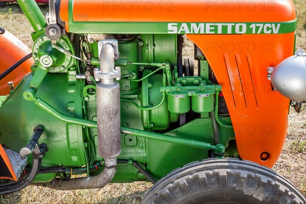 Old Tractor. Detail.