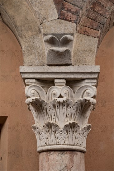 Modena, Ghirlandina Tower, Torresani Hall, west wall