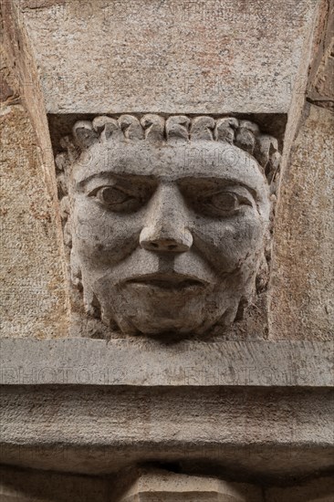 Modena, Ghirlandina Tower, Torresani Hall, north wall