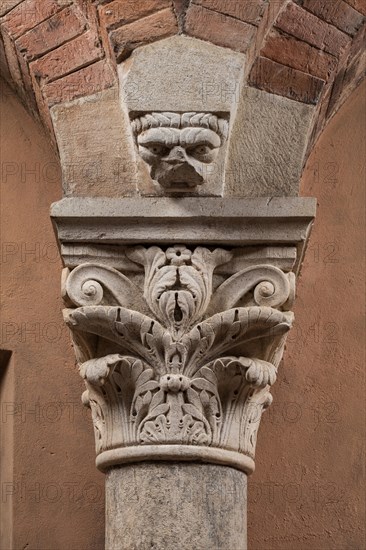 Modena, Ghirlandina Tower, Torresani Hall, east wall