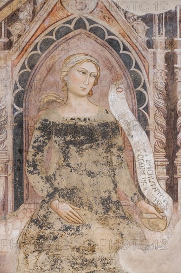 Allegory of Rhetoric; fresco by Jacopo di Cione