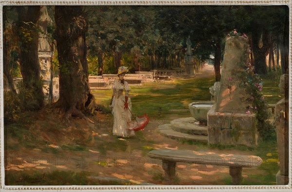 Giovanni Muzzioli: "A Walk in Villa Borghese"